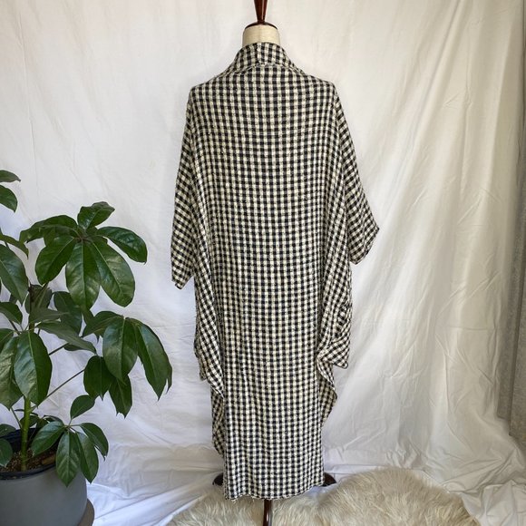 Moroccan Berber-Style Cotton Open Front Cardigan - Picture 5 of 10